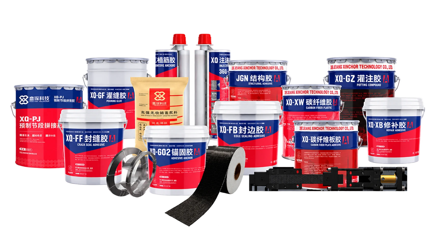 XINCHOR carbon fiber and anchor adhesive products